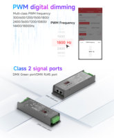 Nouvel arrivage Ltech D5A D5B RDM Mobil Phope Programmation 12-48V RGB 3CH 4ch 5ch 8A 6A 5A Ltech DMX 512 Décodeur