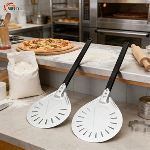Pala para <span class=keywords><strong>Pizza</strong></span> Perforada Antiadherente <span class=keywords><strong>de</strong></span> Aluminio <span class=keywords><strong>de</strong></span> <span class=keywords><strong>7</strong></span>/8 Pulgadas <span class=keywords><strong>de</strong></span> Grosor, Precio <span class=keywords><strong>de</strong></span> Fábrica XL, Venta al Por Mayor para Pizzerías - Product Image 4