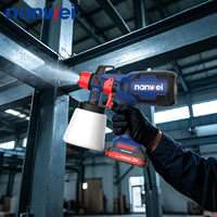 Pistol Semprot Tanpa Kabel 20V 800ml, Mesin Pengecatan Nirkabel DIY