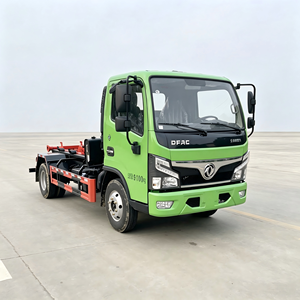 รถบรรทุกเก็บขยะ Dongfeng Furika 8 คิว แบบ Hook‑lift ระบบไฮดรอลิก พร้อมถัง Skip Bin ราคาถูก ขาย - Product Image 1