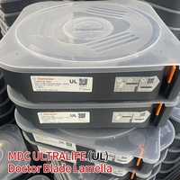 MDC Ultralife Doctor Blade pour l'impression flexographique Rouleau d'encre Anilox Dosage Résistant à l'usure Longue durée