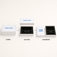 Caixa de Presente para Console de Jogos Infantil Branca e Azul com Tampa, Impressão Personalizada, Rígida, Resistente, Reciclável, Premium, Fornecimento Direto de Fábrica por Atacado