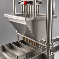 Ligne de production automatique de boba éclatante, équipement de formage de boules de jus de fruits, contrôle PLC, acier inoxydable 304