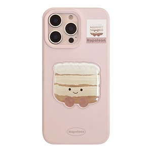 PH880 Ins Cute <span class=keywords><strong>Cake</strong></span> 15Pro Max para <span class=keywords><strong>iPhone</strong></span> 16 Funda para teléfono <span class=keywords><strong>iPhone</strong></span> 14 Adecuado para 13 Milk Whirls 12 3D Soft - Product Image 3