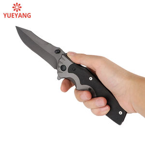 YUEYANG taşınabilir EDC Survival taktik açık kamp bıçağı yüksek sertlik 3Cr13 paslanmaz çelik bıçak G10 kolu OEM - Product Image 5