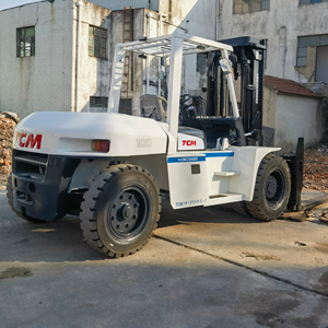 Chariot élévateur TCM FD100 de 10 tonnes d'occasion du Japon Entrepôt Conteneur Transpalette Prix compétitif à vendre - Product Image 6