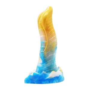 Brinquedo sexual adulto de silicone, brinquedo sexual para adultos com ventosa grande, em formato de animal, dildo grosso, brinquedo sexual