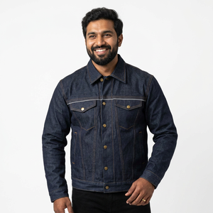 Factory Direct Supplier <b>Men</b> <b>Denim</b> <b>Jacket</b> In Wholesale Rate Top Ranking Custom Made <b>Men</b> <b>Denim</b> <b>Jackets</b> For Casual Wear - Product Image 1