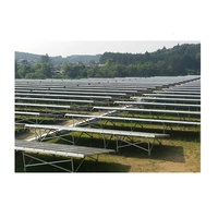 Système de montage solaire au sol Support de montage de panneau solaire en aluminium pour une énergie solaire sûre et efficace