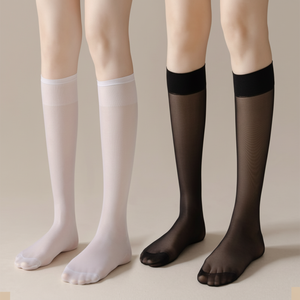 Calze ad ananas vedo-attraverso da donna ad alta elasticità collant che non si staccano dalle calze a fascia con Design JK - Product Image 1