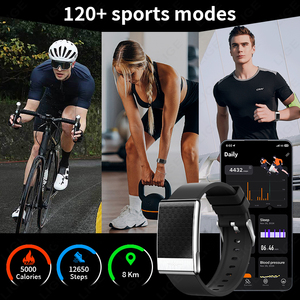 Pulsera Inteligente BWE900 (2 Bandas) para Hombre y Mujer, Monitor de Temperatura, Cuidado Remoto, Rastreador de Salud y Ejercicio, Frecuencia Cardíaca, HRV, <span class=keywords><strong>Smartband</strong></span> - Product Image 6