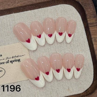 Ongles press-on professionnels de marque privée, design artisanal, style luxueux, multicolores, différentes formes, haute qualité, vente en gros