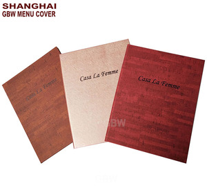 Da 2015 <span class=keywords><strong>Pu</strong></span> Trifold <span class=keywords><strong>Menu</strong></span> Chủ - Product Image 4