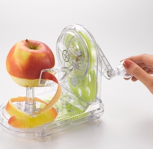 Éplucheur, dénoyauteur et trancheur manuel à manivelle pour fruits, idéal pour la préparation des pommes et des poires - Product Image 1