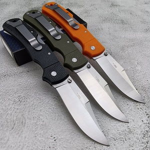 Cuchillo de Bolsillo para Exteriores CS DOUBLE SAFE 23JC, Hoja 8Cr13Mov, 57-60HRC, Herramienta Plegable para Camping y Caza, Mango de Fibra de Vidrio y Nylon OEM - Product Image 5