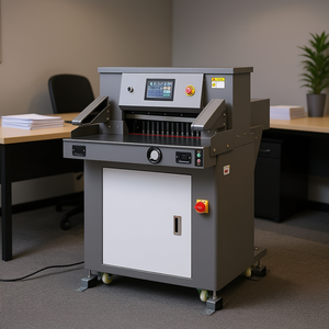 Máquina Cortadora de Papel Eléctrica, Ancho de Corte de 515 mm, Grosor de Corte de 80 mm, Guillotina, Equipo de Oficina - Product Image 2