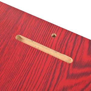 Targa in legno MDF rossa personalizzata all'ingrosso per il certificato di medaglia mostra finitura verniciata noce Keepsake - Product Image 5