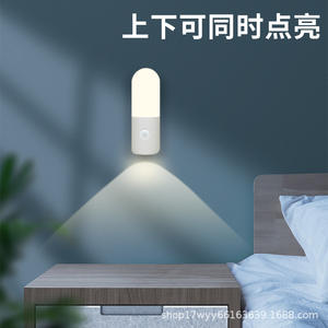 Cross Border Intelligent Human Body Sensor Night <b>Light</b> Cool White <b>Led</b> Ambient <b>Light</b> <b>For</b> <b>Home</b> Bedroom Camping <b>Rechargeable</b> - Product Image 2