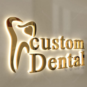 Acrilico Custom metallo <span class=keywords><strong>Storefront</strong></span> esterno a <span class=keywords><strong>Led</strong></span> segno luminoso 3d negozio all'aperto Business Custom <span class=keywords><strong>Led</strong></span> segno - Product Image 3