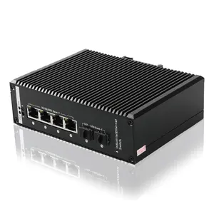 L2 Outdoor 4 Gigabit L2 Managed Industrial Ethernet Switch 2 SFP Uplink DIN Rail ERPS WEB SNMP VLAN CLI Instruction Network Switch