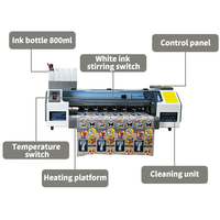Imprimante DTF haute vitesse 60 cm avec doubles têtes XP600 I1600 I3200 pour machine d'impression de vêtements et de t-shirts