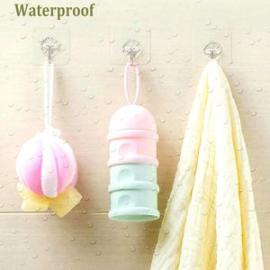 Multifunctional 6cm Punch-free Non-marking Transparent ABS Eco-Friendly Self Adhesive <b>Wall</b> <b>Hook</b> Stickers Hanger <b>Hook</b> Nordic - Product Image 5
