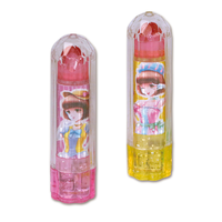 Permen Lipstik Rasa Buah Bebas Gula Desain Baru dengan Lampu LED