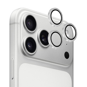 Pellicola Protettiva per Obiettivo Fotocamera OEM Personalizzata, <span class=keywords><strong>Vetro</strong></span> Temperato 9H Ultra Sottile e Ultra Trasparente con Glitter per iPhone - Product Image 1