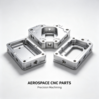 Pièces usinées CNC sur mesure en aluminium aérospatial et acier inoxydable, composants mécaniques de haute précision pour l'usinage
