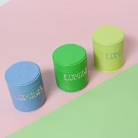 60x68 anneau de traction personnalisé rond thé boîte en fer blanc 40g 50g japonais organique couleur claire Matcha peut étain 30g autocollant personnalisé impression d'étiquettes