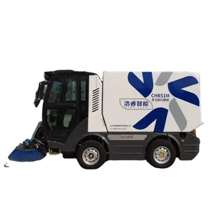New Industrial Multi-Functional Diesel Mechanical Road Sweeper for Driveway and Sidewalk with Reliable Motor and Gearbox