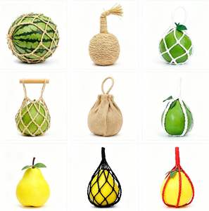 Ensemble de filets flottants de pêche en verre transparent de couleurs assorties personnalisées avec corde suspendue filet <span class=keywords><strong>à</strong></span> fruits - Product Image 1