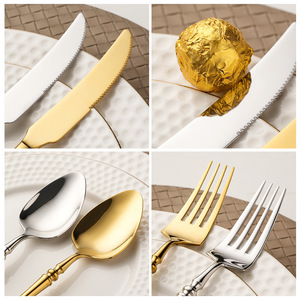Juego de Cubiertos de Acero Inoxidable 18/10 con Acabado Espejo de Alta Calidad, Apto para Lavavajillas, Juego de Cubiertos 304 para Restaurantes <span class=keywords><strong>Michelin</strong></span> - Product Image 3