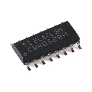 CD4052BM96 SOIC-16 baixa condutividade vazamento atual 2 canais 4:1 interruptor analógico Circuitos integrados-eletrônico