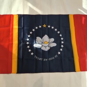 Banderas de Mississippi para Exteriores, 3 x 5 pies, Resistentes y Antidecoloración, Tela Oxford para Exteriores, Bandera Estatal de EE. UU. con Bordado - Product Image 5