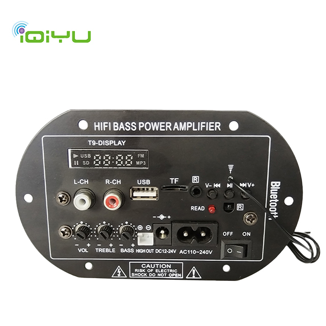 Wholesale T9-DISPLAY Factory Supply Home Amplifier with Built-in Bluetooths USB and TF Audio Power Mixer for Speaker Accessories