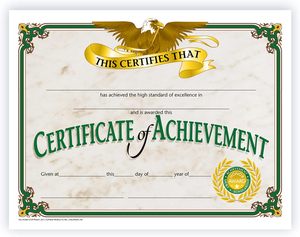 Papier de sécurité à filigrane personnalisable pour certificats de récompense, certificats de réussite, certificats d'élèves et certificats mensuels - Product Image 1