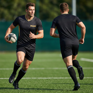 Maillot de football à impression par sublimation intégrale, conception économique, créez vos propres kits de football, uniformes en polyester, fabricant de vêtements de sport en gros - Product Image 2