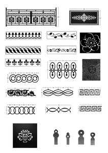 Panneaux de pièces de découpe laser Composants en fer forgé Silhouette de merle pour porte clôture garde-corps main courante Balustr - Product Image 2