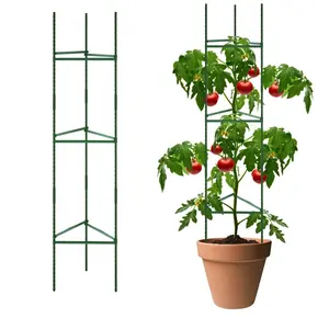 金属番茄笼花园支撑桩用于攀爬植物户外花园格子蔬菜水果花卉产品