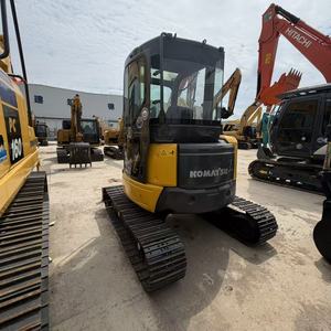 Excavadora de orugas usada Komatsu PC40MR de 4 toneladas con cola corta, excavadora hidráulica original de Japón para trabajos municipales y de jardinería - Product Image 5