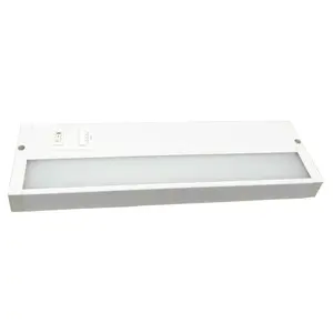 ETL 9 "beyaz LED 360 lümen sıcak beyaz ışık sert tel Linkable Knock çıkışları ile yüklenici 120v led panel dolap altı ışığı