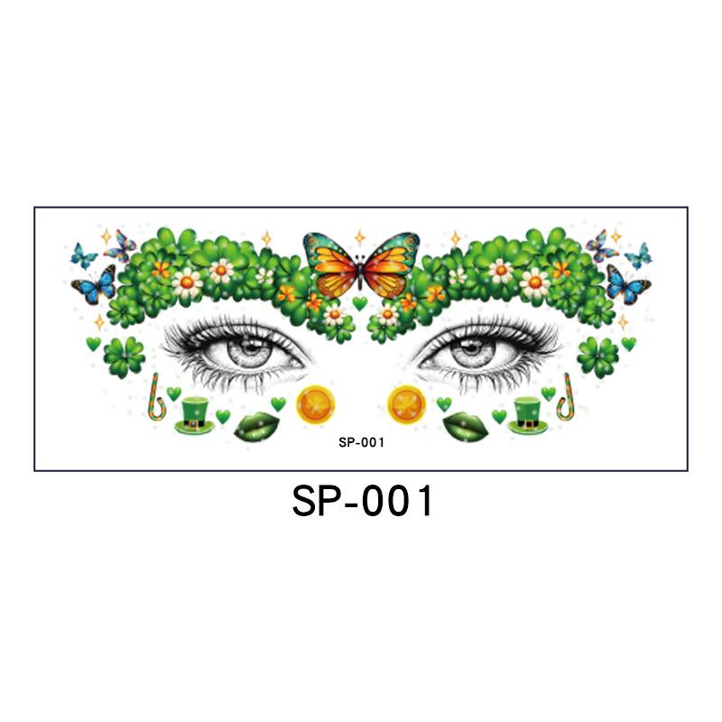 Irish face patch sp-001 - 65*160mm