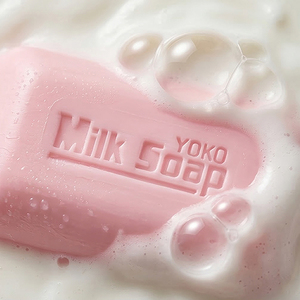 Y434 YOKO YOGURT SPA MILK <b>SOAP</b> 90g. Body <b>Soap</b> Rich with Moisturizer from Olive Oil & Proteins Yogurt Cleansed and Creamy Smooth - Product Image 3