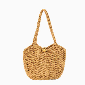 Borsa Tote da Donna all'Uncinetto <span class=keywords><strong>in</strong></span> Cotone con Motivo Geometrico, Ecologica, Moda Invernale, Stile Bohemien, per Shopping Quotidiano Estivo - Vendita all'Ingrosso - Product Image 2