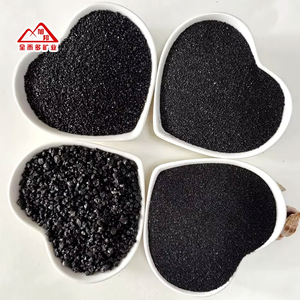 Arena Negra de Alta Calidad, Buen Precio, 50-150, Cuarzo Fino Puro de Color Negro, Esmeril No Tóxico, Hecho a Máquina, para Exteriores - Product Image 1