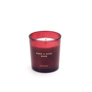 Ensemble cadeau de bougies en cire de soja parfumées à la rose Ascendia, aromathérapie florale, pot en verre, décoration d'intérieur - Product Image 4