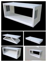Maison conteneur pliable en acier, cabine modulaire préfabriquée pour logement temporaire et bureau de chantier