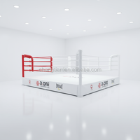 Ring de boxe et de lutte surélevé de haute qualité pour Muay Thai et MMA, pour extérieur, avec table de sol intégrée, à vendre
