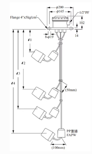 Medidor de Señal de TV Industrial de Alta Calidad, Interruptor de Nivel Flotante Inalámbrico, Precio de Fábrica, Alta Gama - Product Image 5